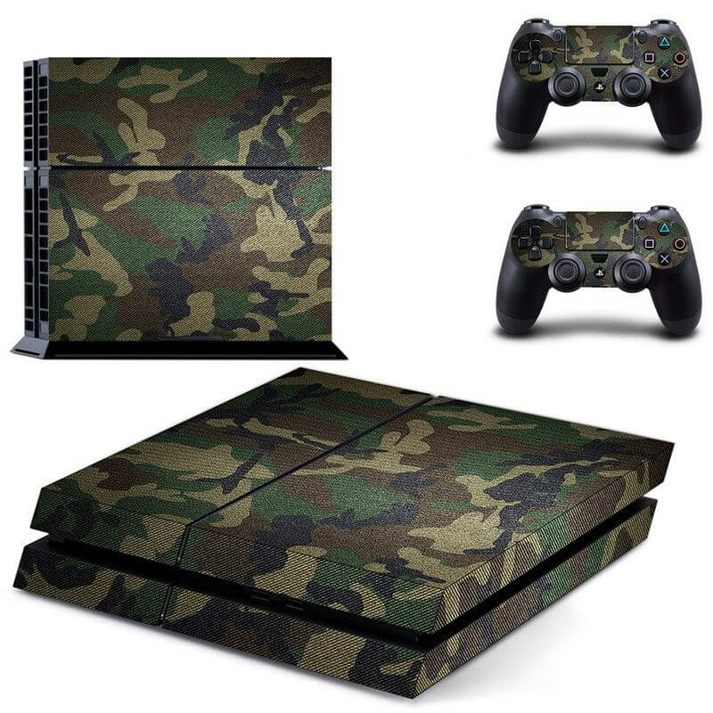 Camo Army Forest ps4 sticker