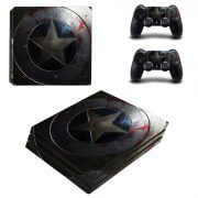 Captain America PS4 Pro sticker