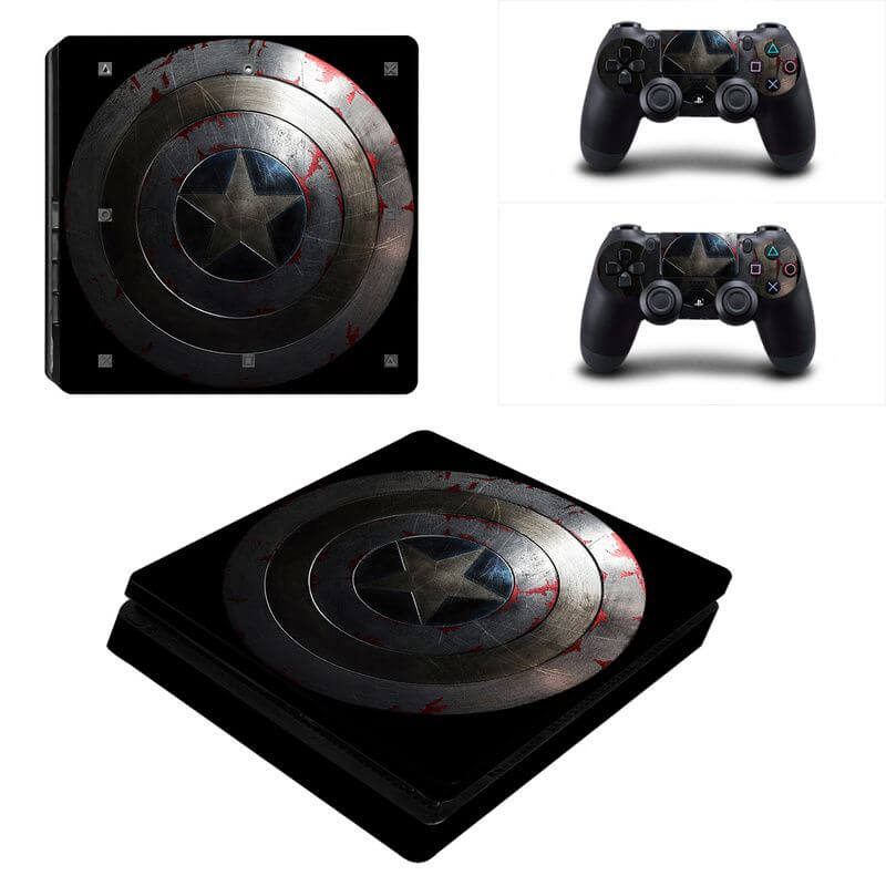 Captain America PS4 Slim sticker
