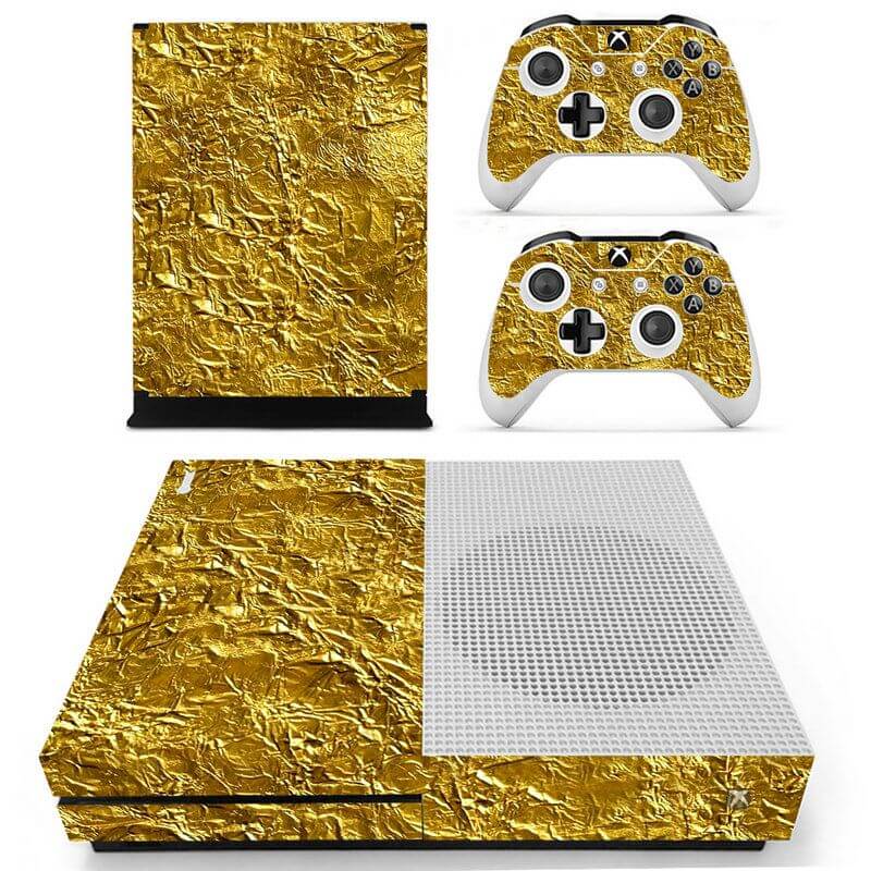 Gold Bar Xbox ONE S sticker