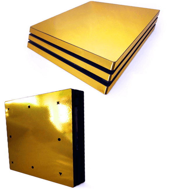 Gold Limited PS4 Pro skin