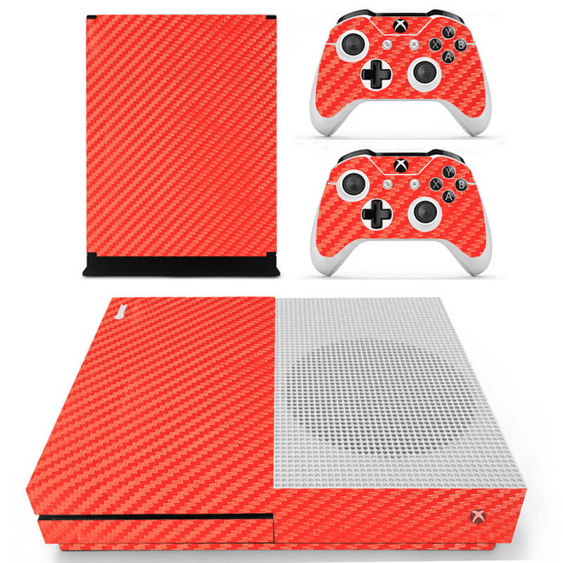 Red Carbon Xbox ONE S skin