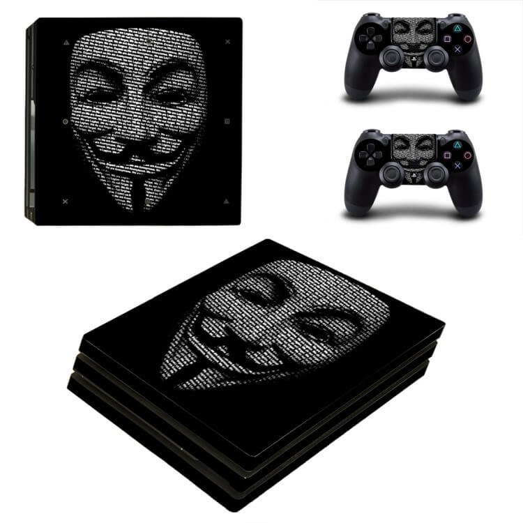 Anonymous PS4 Pro skin