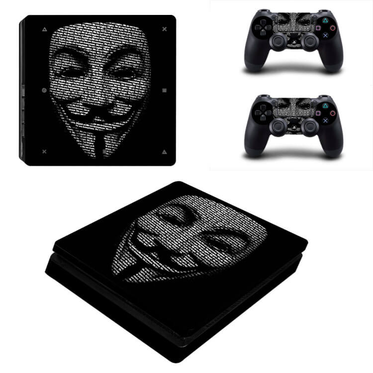 Anonymous PS4 Slim skin
