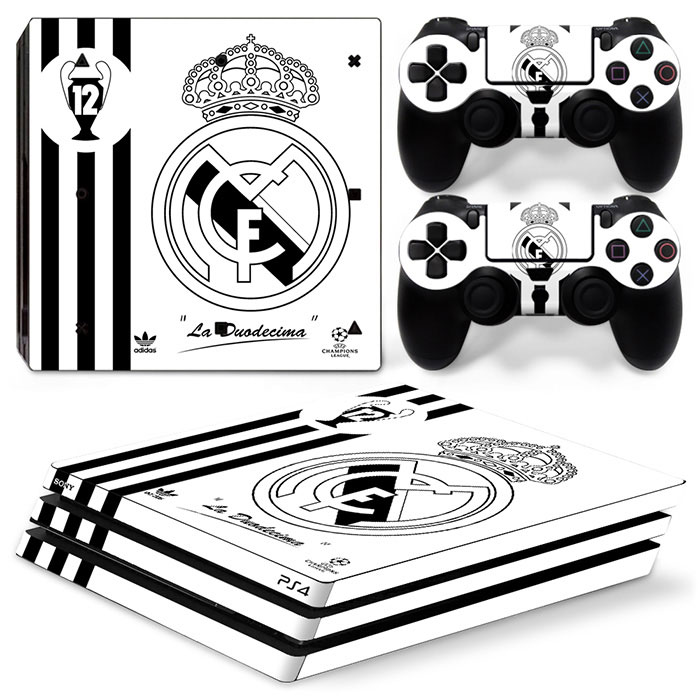 Real Madrid Logo Ps4 Pro Skin Consolestickers