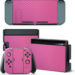 Carbon Pink- Nintendo Switch Console skin
