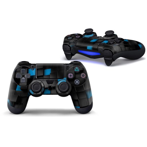 Blue Blocks- PS4 Controller Skin
