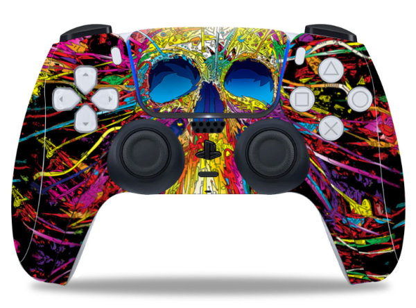 Color Skull PS5 sticker